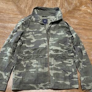 GAP Camo Zipper Jacket